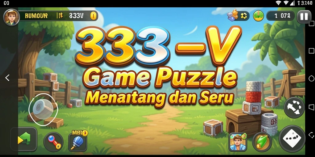 Tampilan gameplay seru dan menantang dari 333V.