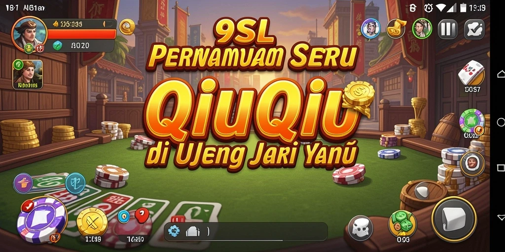 Tampilan gameplay seru dalam QiuQiu 9SL.