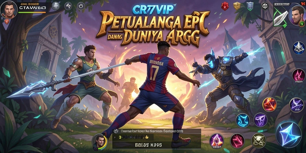 Tampilan gameplay epik dalam dunia ARPG yang menakjubkan di CR7VIP.