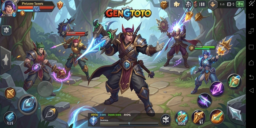 Tampilan gameplay GENGTOTO yang memukau dalam dunia ARPG.