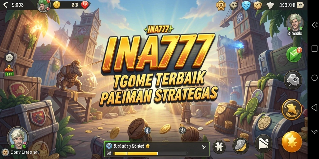 Tampilan gameplay <strong>INA777</strong> yang seru dalam membangun kerajaan bisnis.