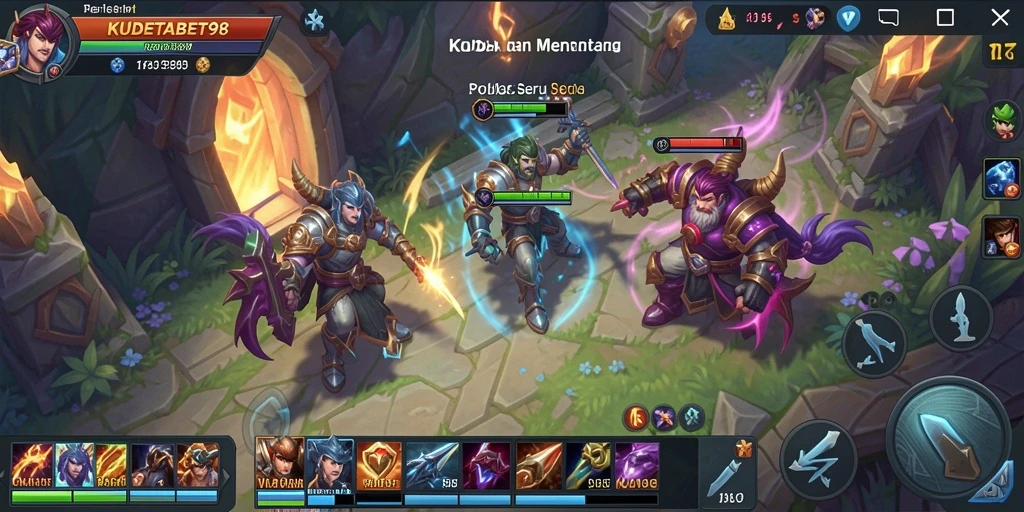 Tampilkan gameplay seru di KUDETABET98 dengan karakter unik.