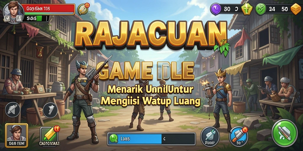 Gameplay RAJACUAN yang adiktif dan menarik.